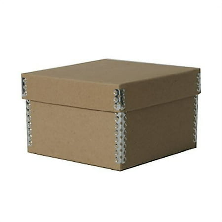 UPC: 0609465318806 | JAM Nesting Box  5.4×5.4×3.5  Brown Kraft  1/Pack