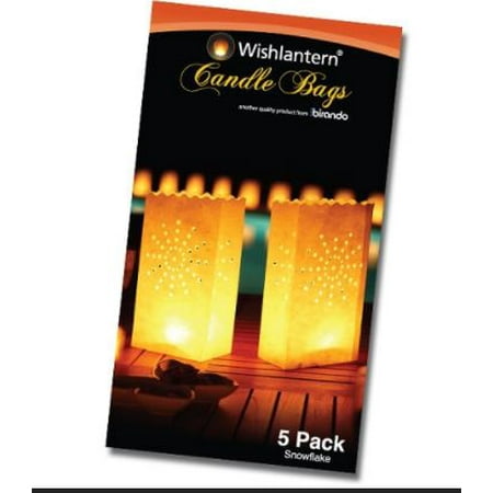 Luminary Candle Bags By Wishlantern Star Design
