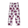 thumbnail image 4 of Goofa Tulips Flowers Printed Soft Pajama Pants for Men, Wide Leg Comfy Casual Lounge Yoga Pants-X-Large, 4 of 9