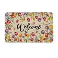 thumbnail image 2 of AuroraX Entrance Welcome Matt Outdoor Front Door House Holiday Floral Front Door Rugs for Outside Non Slip Washable 16x24 Welcome Mats for Inside Mothers Day Gifts for Mom, 2 of 7