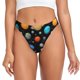 thumbnail image 1 of Fotbe Planets In Deep Space Tanga Sin Costuras para Mujer con Estampado – Panties Invisibles, Transpirables y Cómodos para Uso Diario-X-Small, 1 of 6
