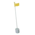 thumbnail image 4 of Golf Putting Green Bandera y mástiles de golf Banderas de golf para patio trasero Práctica de putting Amarillo kusrkot bandera de green de golf, 4 of 8