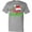 AC-Heather Grey, variant on Inktastic Pappy Claus with Christmas Santa Hat and Snowflakes T-Shirt