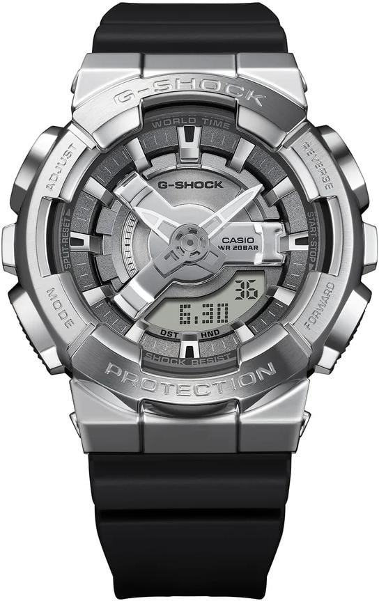 Casio G-Shock GM110 Series Analog-Digital Watch with Stainless