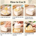 thumbnail image 5 of Triángulo de molde Onigiri, 2 piezas para hacer bolas de arroz, molde triangular para sushi para Bento o comida japonesa en caja Bento para niños (beige), 5 of 5