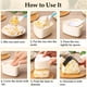 thumbnail image 5 of Triángulo de molde Onigiri, 2 piezas para hacer bolas de arroz, molde triangular para sushi para Bento o comida japonesa en caja Bento para niños (beige), 5 of 5