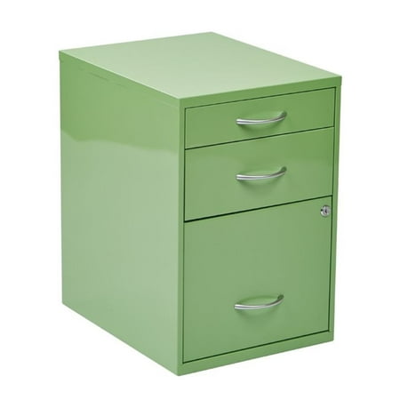Scranton Co 3 Drawer Metal File Cabinet In Green Walmart Com