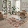 thumbnail image 2 of ODIKA Antique Gold Dusty Rose Cottagecore Decorative Balanced Motifs for Home Office, Gaming Room, Under Desk, Non-Slip Chair-Friendly, 2 of 7