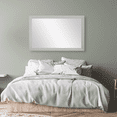 thumbnail image 6 of Frame My Mirror Framed Wall Mirror - Antique Satin Nickel 20" x 60" Mirror - Ideal for Bathroom, Wall Decor, Bedroom and Livingroom - Moisture Resistant with Safety Backing - LaRue Design, 6 of 11