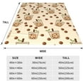 thumbnail image 5 of Wild Mushroom Blanket Plant Autumn Leaves Throw Blankets Gifts for Kids Adults Farmhouse Style Snail Print Lightweight Soft Fleece Cozy for Sofa Couch Bed Chair Room Birthday Decor 50x60in, 5 of 5