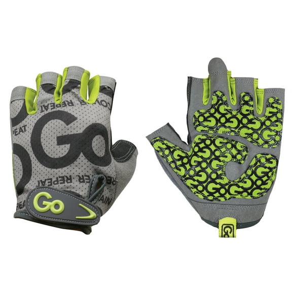 GoFit Women’s Go Grip Glove - Green/Grey - Large