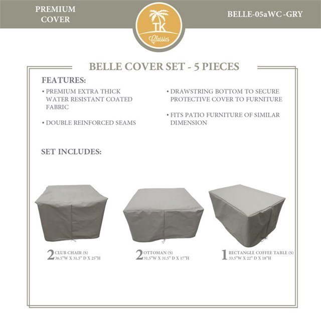 Housse de Protection BELLE-05a en Gris