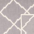 thumbnail image 3 of Safavieh Dhurries Roslyn Geometric Area Rug, Gray/Ivory, 4' x 4' Square, 3 of 7