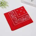 thumbnail image 3 of Yuarrent Bufanda pequeña cuadrada de moda Hip hop Cool Guy mujeres hombres impresión cabeza envoltura rap estrella pañuelo cuello lazo para el pelo Accesorios para máquinas de ejercicios Rojo Yuarrent JJ15373-01, 3 of 6