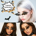 thumbnail image 3 of Rimless Cute Sunglasses For Women Trendy Vintage Creative 90s Sunglasses Funny Cloud Shaped Disco, 3 of 5