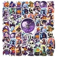 thumbnail image 3 of 35pcs-50pcs Spooky Stickers Halloween Skeleton Stickers Witch Decals Ghost PVC Stickers for Laptops Notebooks Suitcases, 3 of 9
