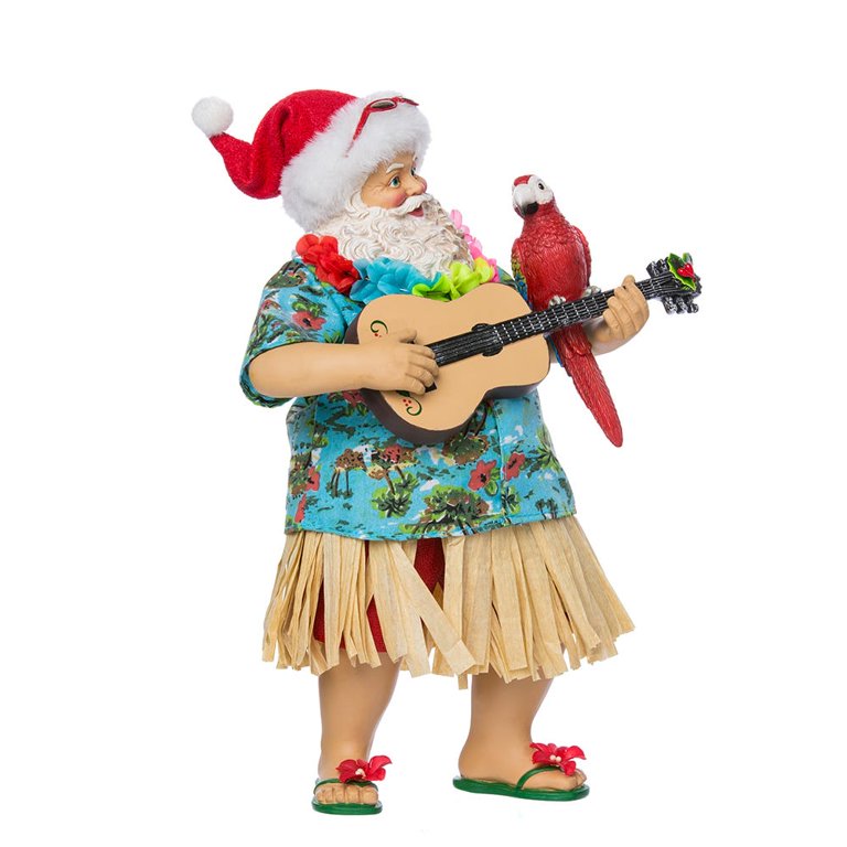 Kurt Adler Fabriché 11-Inch Beach Santa Claus Figurine, Standing
