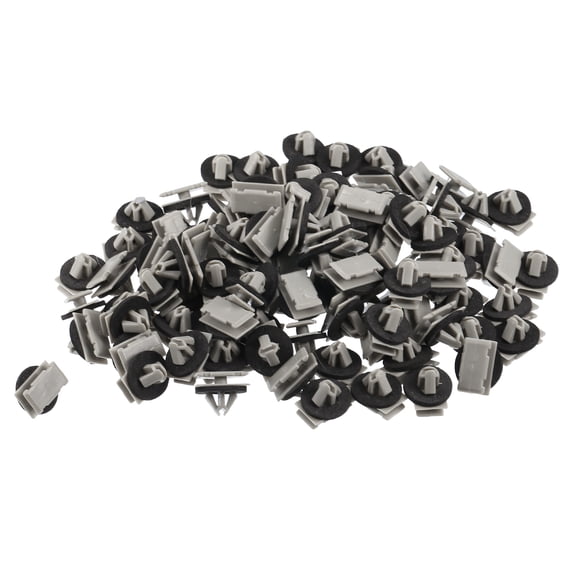 Unique Bargains W Type Trim Clips for Jeep Grand Cherokee 2012-2021 Plastic No.68172491AA Beige 100 Pcs
