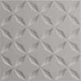 thumbnail image 5 of Ekena Millwork 19 5/8"W x 19 5/8"H Delfina EnduraWall Decorative 3D Wall Panel, UltraCover Satin Smokey Beige (12-Pack for 32.04 Sq. Ft.), 5 of 6