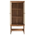 thumbnail image 5 of Capri Tall Wood Grain Standing Storage Cabinet in Walnut, 5 of 9