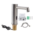 thumbnail image 1 of Détecteur de mouvement Robinet à induction G1/2 220 V Automatique Intelligent Infrarouge 304 Acier Inoxydable Brossé Refroidissement Simple Robinet Sans Tactile, 1 of 14