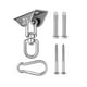 thumbnail image 3 of Kits para colgar hamacas, colgadores oscilantes, soportes de techo con ganchos de bloqueo, gancho de techo oscilante, broche para silla de gimnasio, Argén, 3 of 8