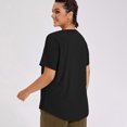 thumbnail image 4 of Womens Summer Tops Plus Short-Sleeve Sun Protection, 4 of 8