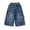 Blue, variant on UJNDER Girls Capri Trousers Casual Style Elastic Waist Lightweight Breathable Soft Daily Wear Girls Pants,Blue,11-12 Years
