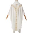 thumbnail image 4 of BLESSUME Church Catholic Priest Chasubles Vestments for Church Mass Vestments Robe With Stole, 4 of 6