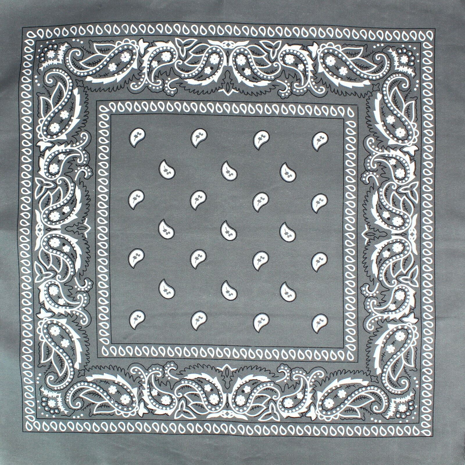 Weißes Bandana Paisley Bandana Aus 100% Baumwolle – Vielseitig Als Kopftuch, Halstuch Oder Haarband Bandana Kopfbedeckung Haarband Schal