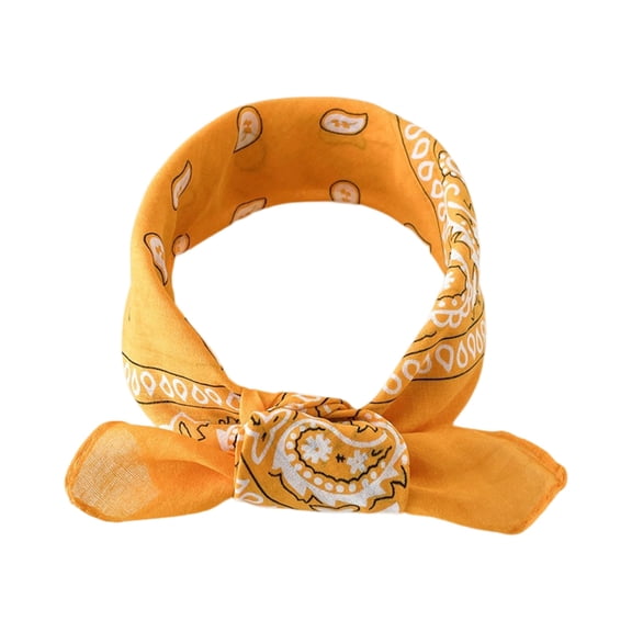 Soft Cotton Viscose Bandana 19''x19'' for Women and Men Multi-purpose Headband Hair Scarf Handkerchief as Gifts,One Size