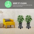 thumbnail image 6 of OUNONA Grey Indoor Flowerpot Base Tray to Protect Floors and Keep Clean, 1 Piece Plant Saucer, 6 of 8