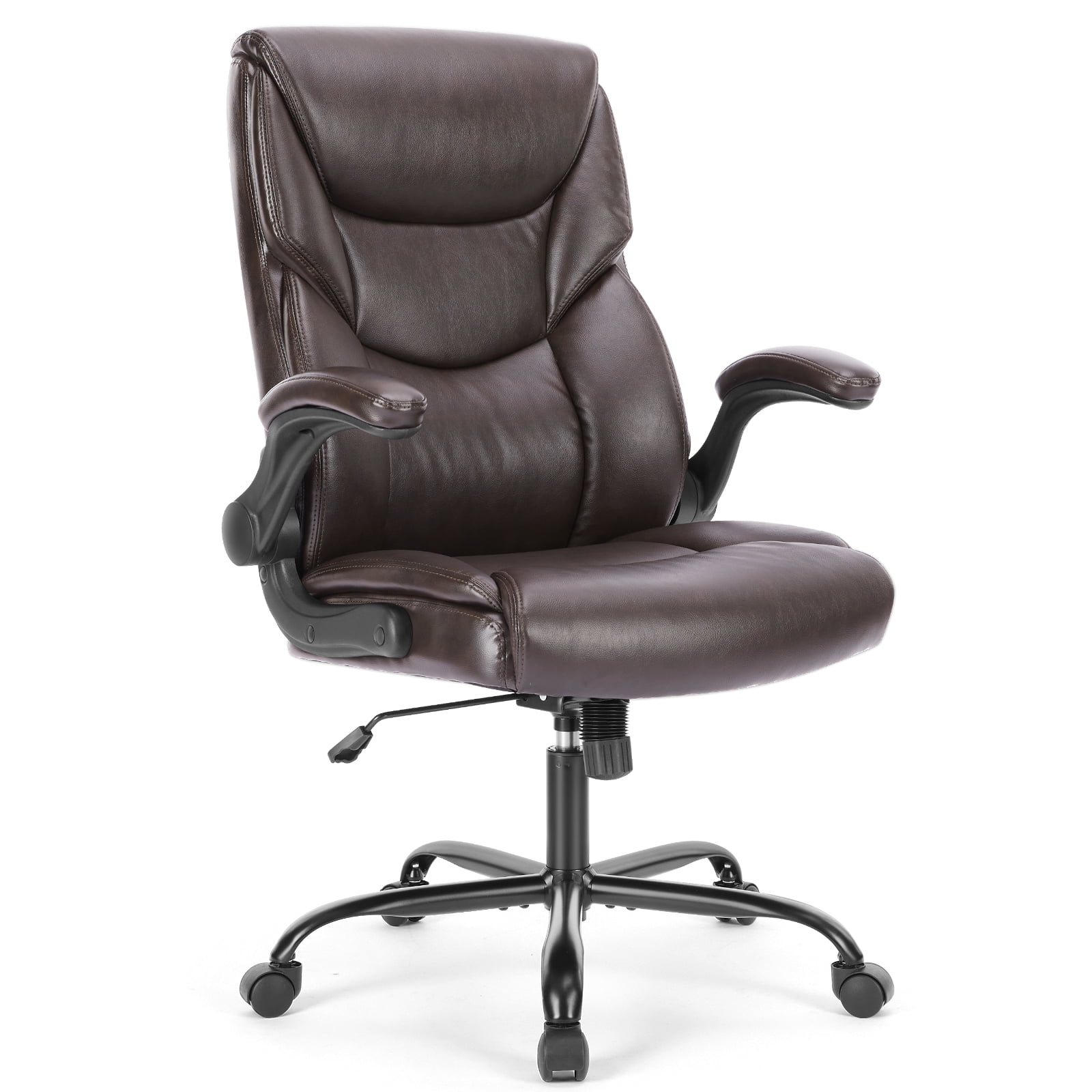 Viva Office Ergonomic High Back Bonded Leather Executive Office Chair with  Soft Spring Pack - Bed Bath & Beyond - 14521171