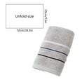 thumbnail image 3 of Striped Cotton Towel, Thick Absorbent Bath Towel, Soft Multipurpose Spa Gym Towel for Home Beach Pool Camping, 3 of 5