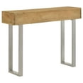 thumbnail image 5 of Draco 2-drawer Console Table Hand Carved Details Natural, 5 of 11