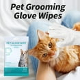 thumbnail image 3 of Rinse Free Dog Shampoo Mitts, Rinse-Free Dog Shampoo Mitts Hypoallergenic Pet Bath Wipes,Dog Bath Mitts for Bathing, Thickened Pet Shampooing Gloves, 3 of 8
