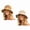 2pack-Khaki/Beige2, variant on Women Summer Straw Sun Hat, Floppy Crochet Beach Hat, UV Protection Foldable Bucket Hat, Packable Travel Hat