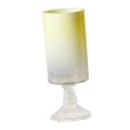 thumbnail image 4 of CarpNettore Glass Vase Desktop Ornament Decorative Photo Prop French Sculpture Statue Flower Yellow, 4 of 9