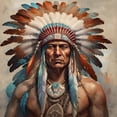 thumbnail image 1 of 5D DIY Taladro Diamante Pintura Indios Kit Del Arte Artesanía 40x40cm, 1 of 9