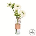 thumbnail image 3 of Vickerman 15" Artificial Cream Camellia in Glass, Pack of 2, 3 of 3