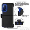 thumbnail image 6 of Takfox Case For Motorola Moto G Stylus 5G 2022 ,Shockproof Heavy Duty Rugged Locking Swivel Holster Belt Clip Kickstand Full Body Hard Shell Phone Cover Case，Bule, 6 of 7