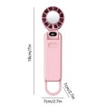 thumbnail image 3 of Gnmfd Coolings Fan Silent USB Air Conditioner Mini Desktop Rechargeable Brushless Vertical Blowing 100 Speeds Foldable Ice Making Fan for Bedroom Office Outdoor Summer Portable Cooling, 3 of 6