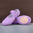 thumbnail image 2 of DxhmoneyHX Ballet Shoes for Girls Toddler Split Sole Turners Dance Shoes Non Slip Sole Breathable Lightweight Casual Shoes Slippers Size 26, 2 of 4