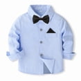 thumbnail image 6 of RTKFRFLM Boys Kids Formal 2-Piece Outfit Long Sleeve Dress Shirt Suspenders Dress Pants Elegant Wedding Party Suit, 6 of 6