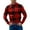 Red, variant on Larisalt Flannel Shirt For Men,Mens Flannel Shirts Long Sleeve Pearl Snap Buttons Western Cowboy Vintage Work Casual with Pockets Plaid Shirt Blue,XL