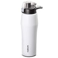 thumbnail image 1 of Cupture Bouteille d'Eau Action avec Couvercle Rabattable et Poignée - 22oz en Acier Inoxydable Isolé sous Vide (Blanc), 1 of 4