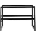 thumbnail image 4 of Yamazaki Home Expandable 2 Shelves Adjustable, Large | Steel | Shoe Rack, One Size, Black, 4 of 5