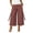 Red, variant on Hvogkswy Cargo Capri Pants for Women Summer Casual High Waist Wide Leg Capris Loose Fitted Multi Pockets Outdoor Hiking Pants