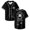 Black, variant on Quackity For The World Baseball Jersey Short Sleeve Button-up Shirts Women Men Streetwear Tops