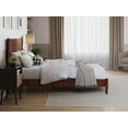 thumbnail image 4 of AFI Pasadena Full Solid Wood Low Profile Platform Bed, Walnut, 4 of 12